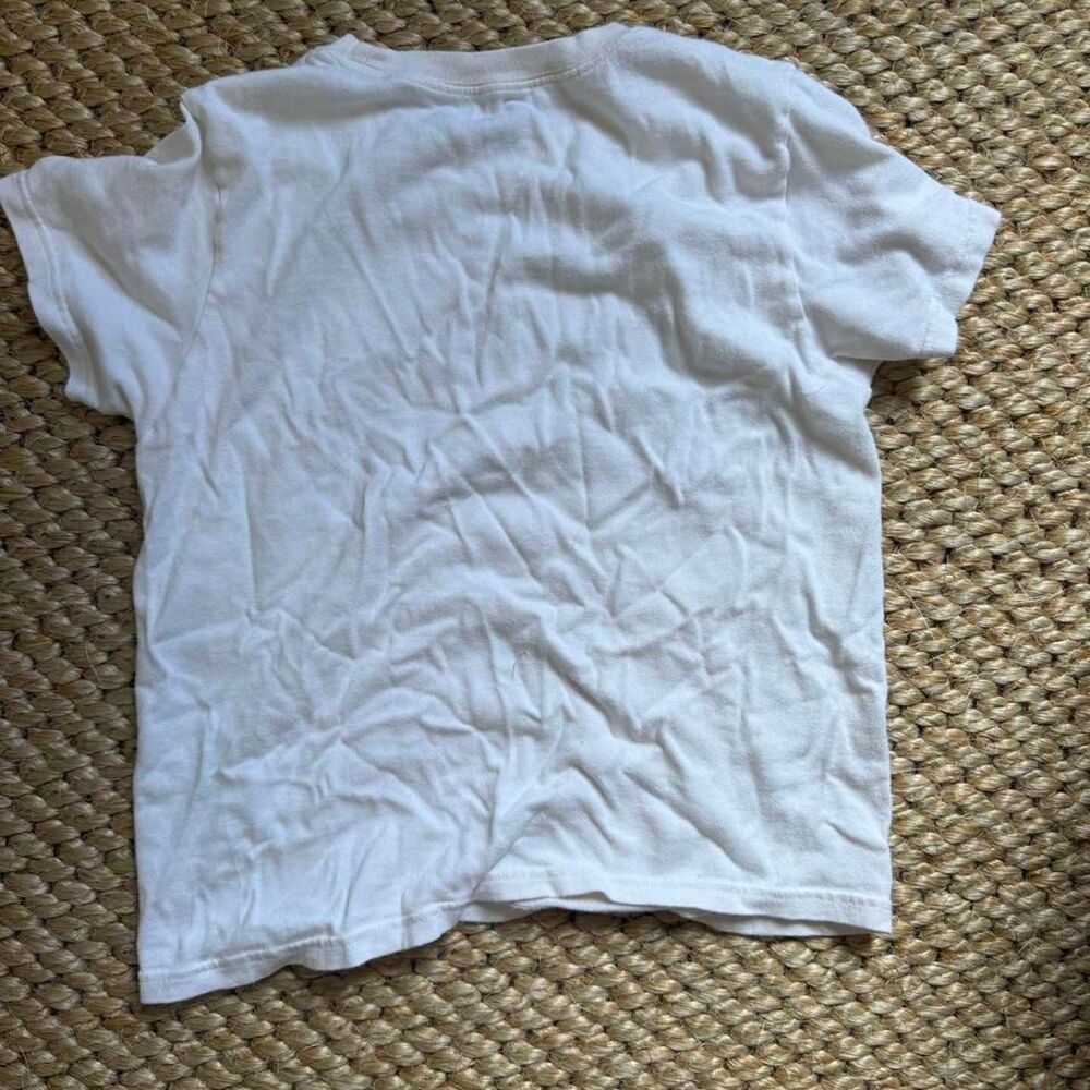 Brandy-melville Women's White and Cream T-shirt - Picture 3 of 3